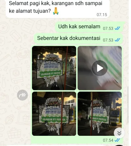 Pengiriman Papan Bunga Selamat Kradinan Pagerwojo