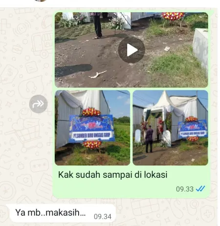 Pengiriman Karangan Bunga Kradinan Pagerwojo