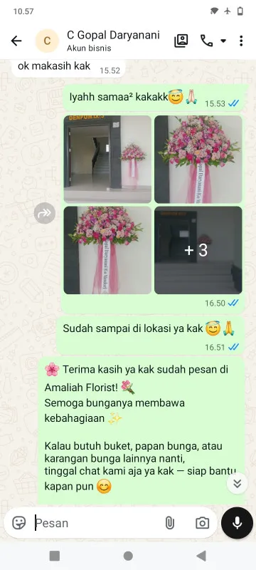 Pengiriman Karangan Bunga Kradinan Pagerwojo